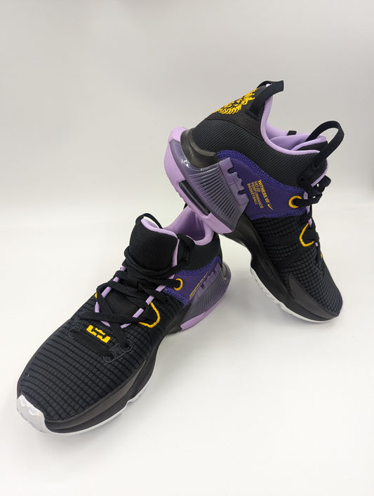 Nike Lebron James Witness VII Basketball Negro / Morado / Amarillo No 27.5