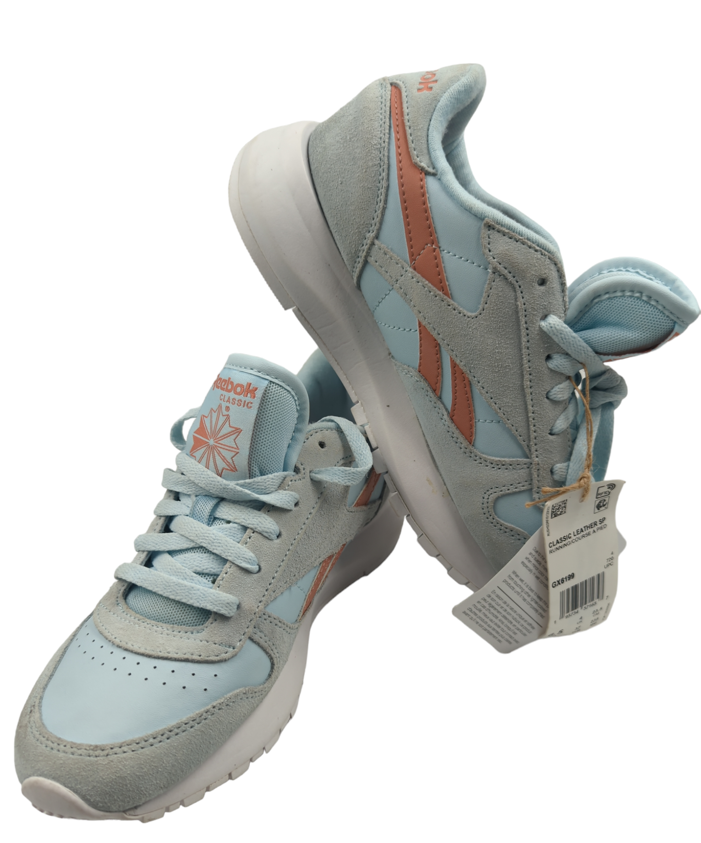 Reebok Classic Leather Casual / Sport Azul / Blanco No 23.5