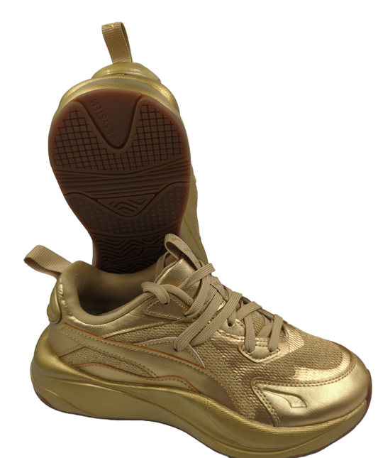 Puma Rsx Casual / Training Dorado No 23.5