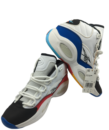 Reebok Question Mid Iverson Basketball Blanco / Negro / Azul No 27