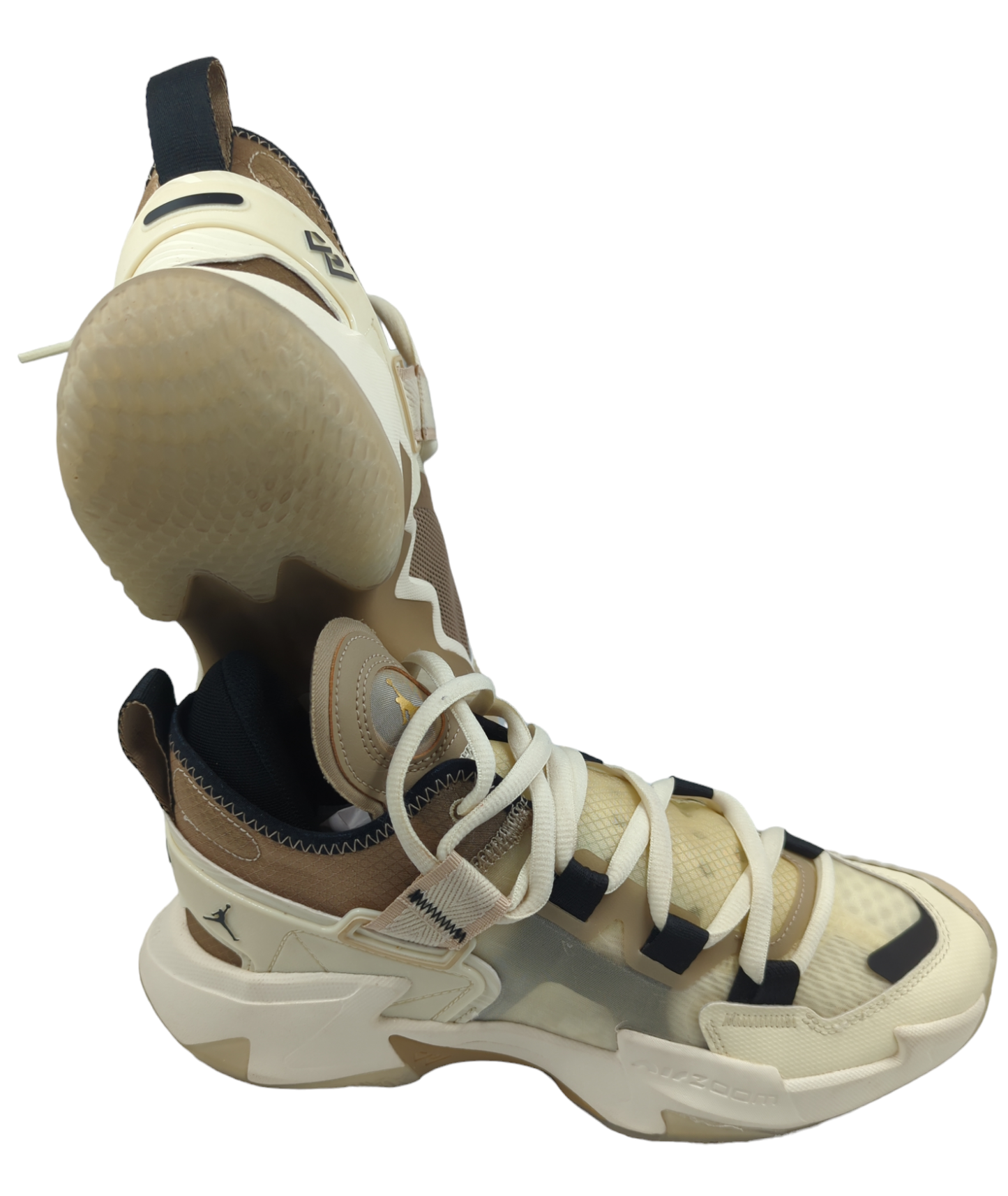 Nike Air Jordan Why Not 5  Basketball Beige / Negro No 26.5
