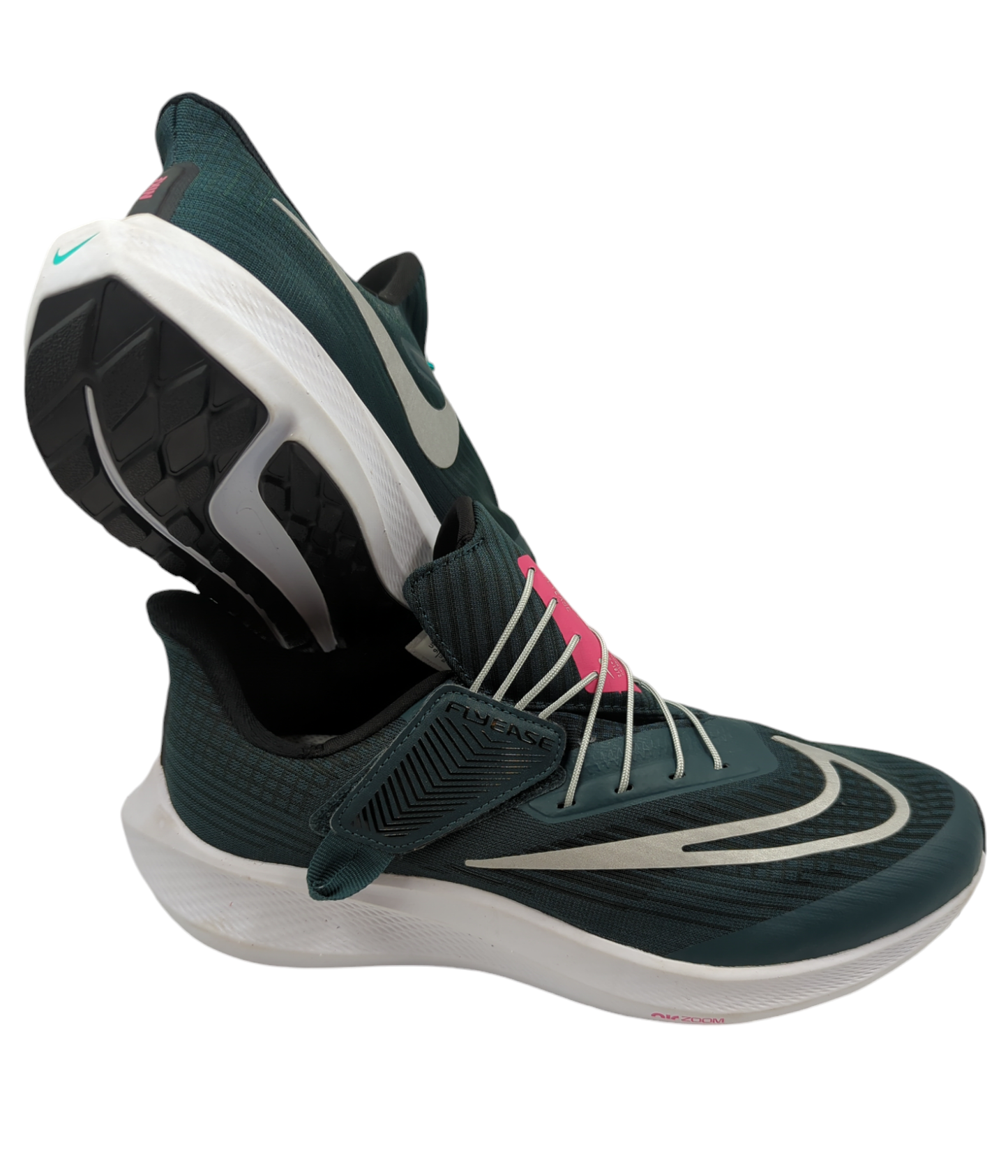Nike Pegasus Flyese Running / Training Verde Oscuro / Blanco No 26.5