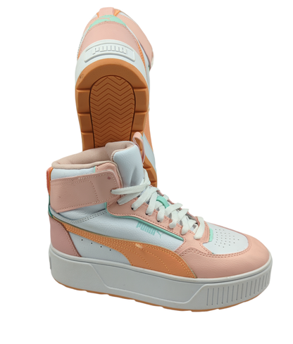 Puma Karmen Rebelle Bota Casual Blanco / Rosa / Naranja No 24