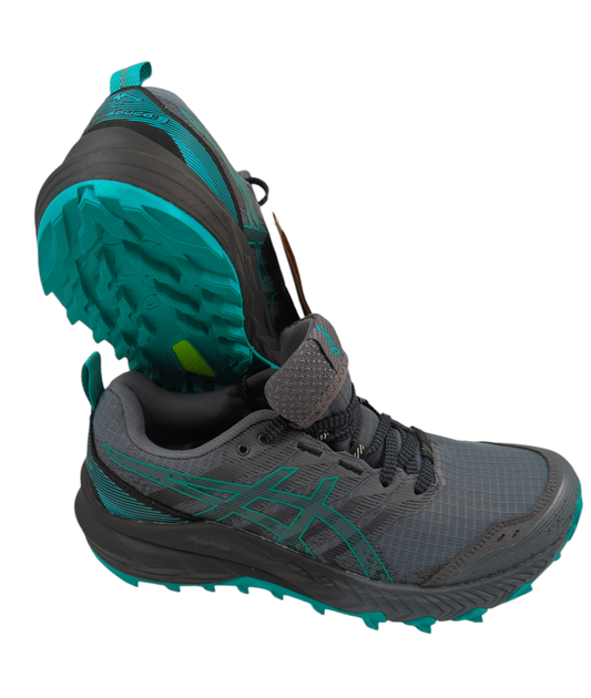 Asics Gel Trabuco 9 Trail / Running Pro Gris / Verde No 24