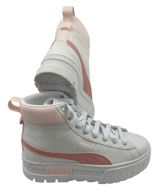 Puma Mayze Mid Bota Casual Blanco / Rosa No 24.5