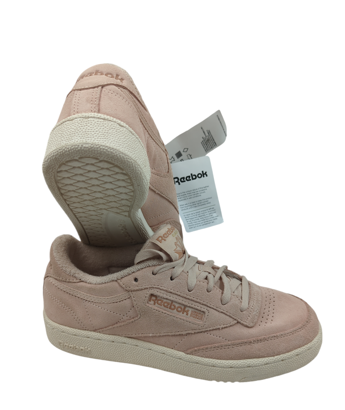 Reebok Club C 85 Vintage Suede Rosa / Beige No 23.5