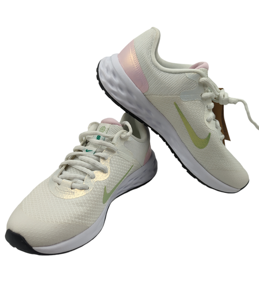 Nike Revolution 6 Running / Training Blanco / Rosa / Verde Holografico No 22.5