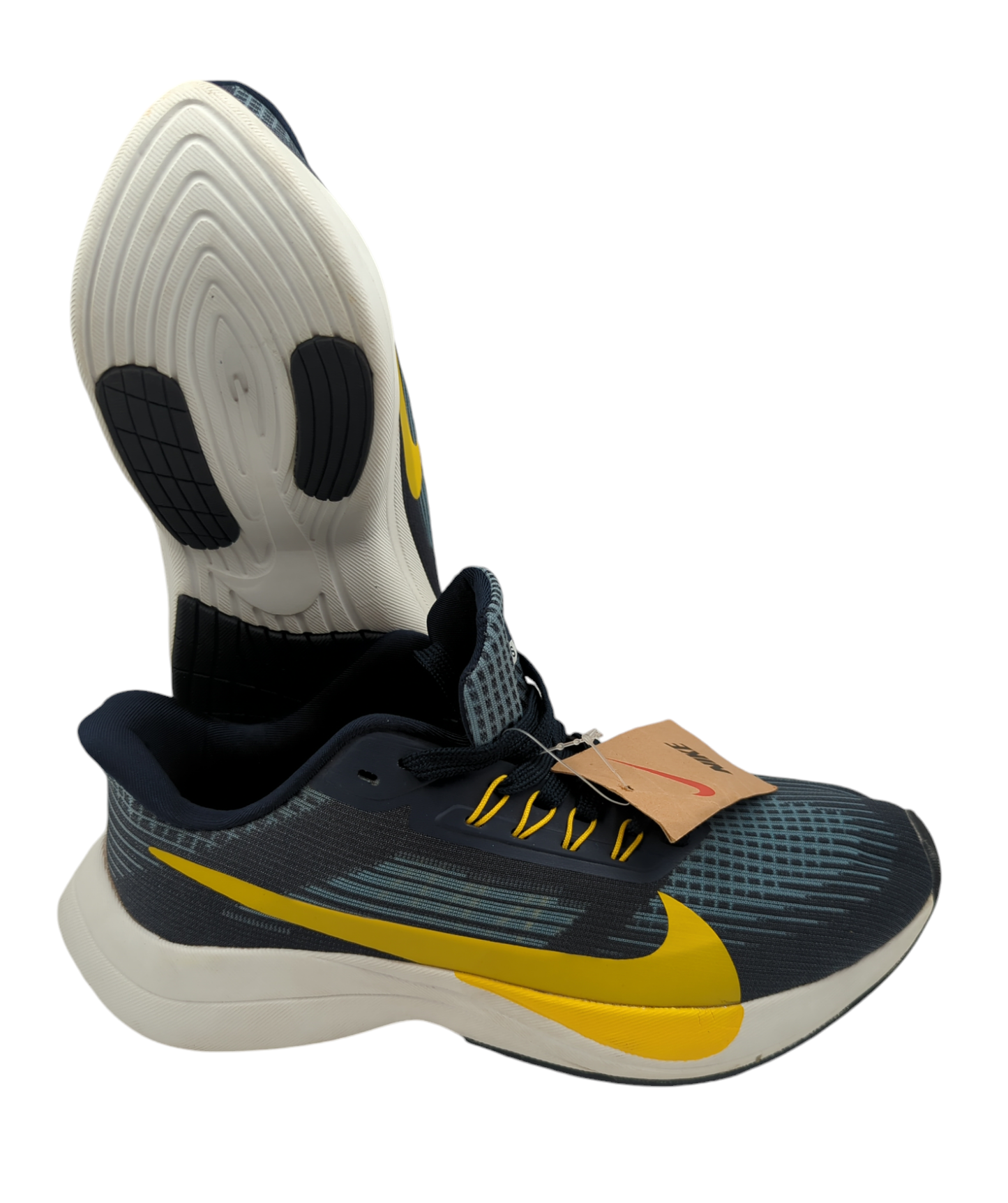 Nike Zoom Pegasus Running Azul / Amarillo / Blanco No 25