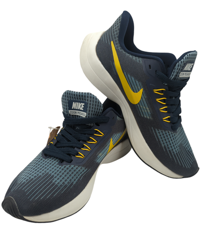 Nike Zoom Pegasus Running Azul / Amarillo / Blanco No 25