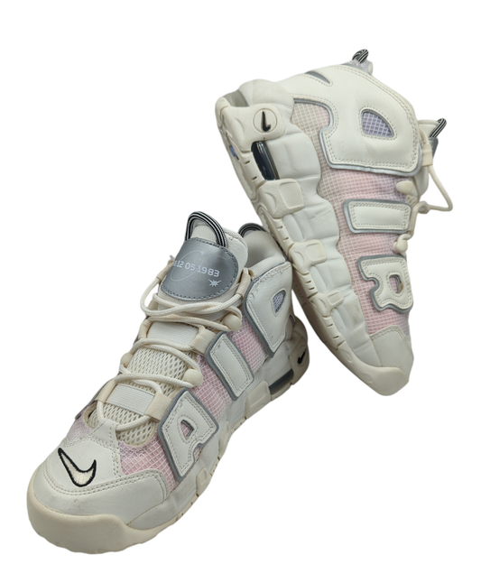 Nike Air Pipen Untempo Basketball Blanco / Rosa / Plata No 24