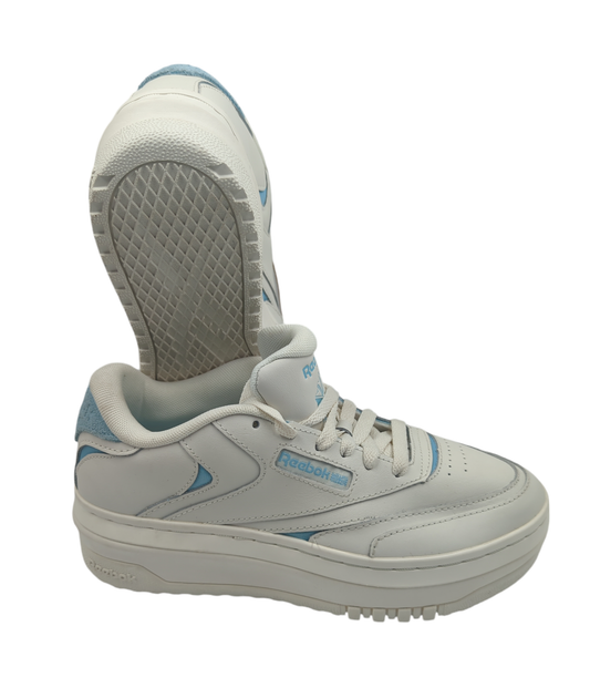 Reebok Club C Extra Plataforma Beige / Azul No 25