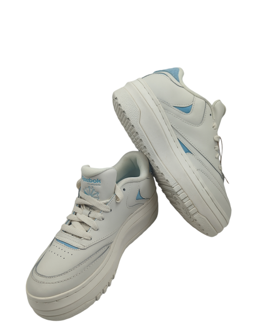Reebok Club C Extra Plataforma Beige / Azul No 25