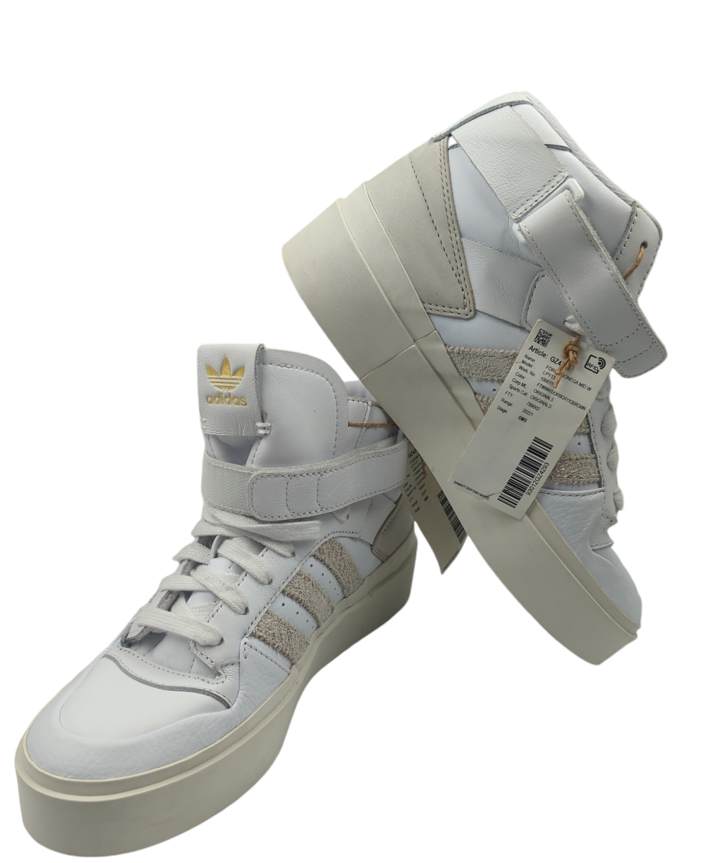 Adidas Forum Bonega Mid Bota Casual Blanco No 24