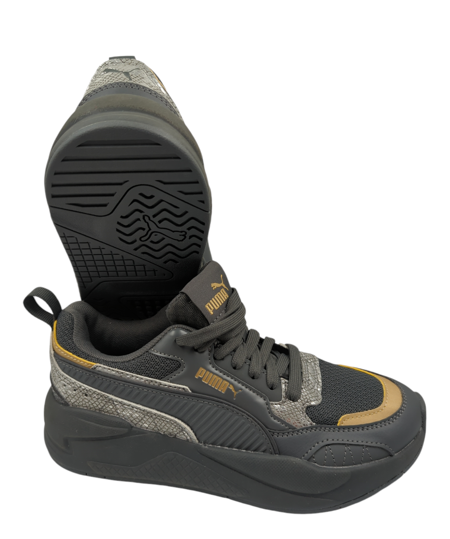 Puma Xray Square Training Gris Oscuro / Plata / Dorado No 22.5