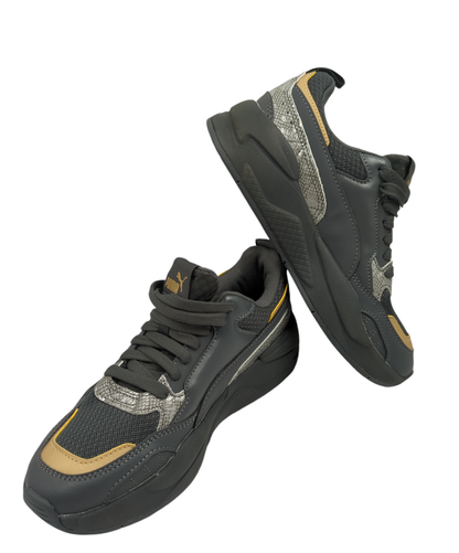 Puma Xray Square Training Gris Oscuro / Plata / Dorado No 22.5