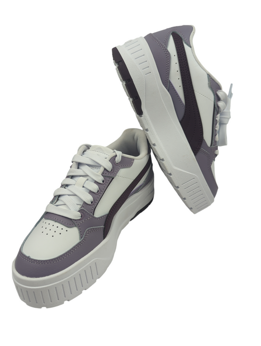 Puma Mayze Plataforma Casual Blanco / Morado No 22.5