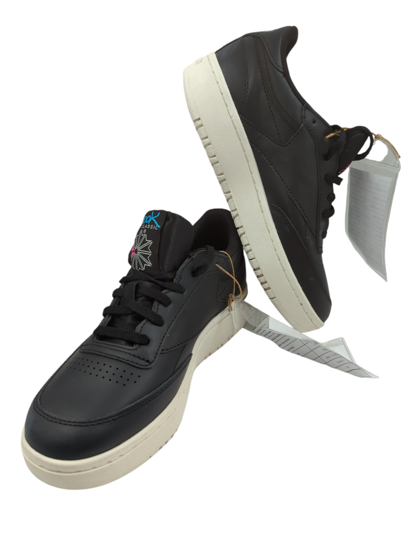 Reebok Classic Club C Media Plataforma Casual Negro No 25