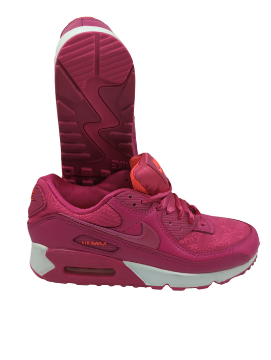 Nike Air Max 90 Pink Casual / Training Rosa / Naranja No 24.5