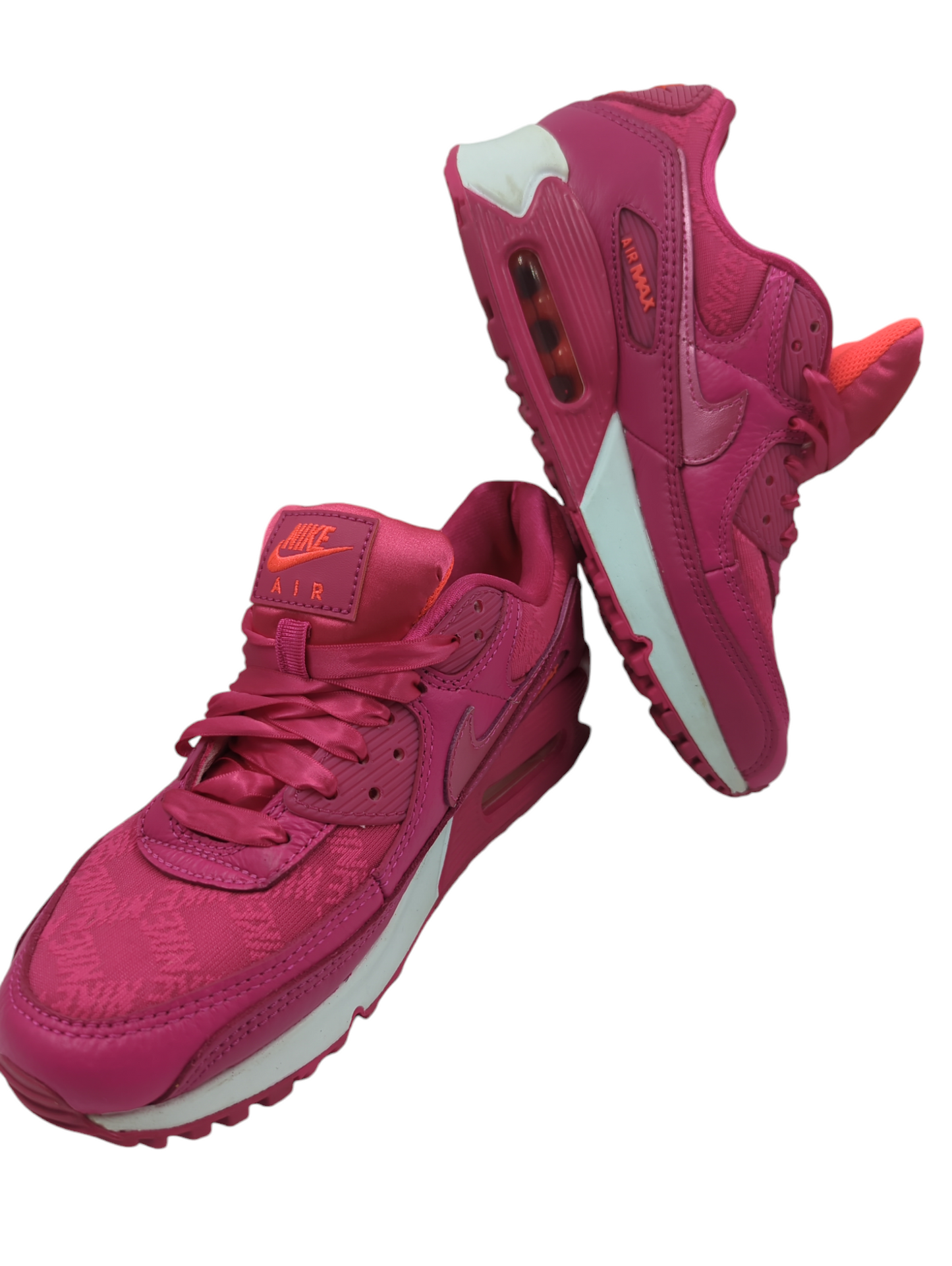 Nike Air Max 90 Pink Casual / Training Rosa / Naranja No 24.5