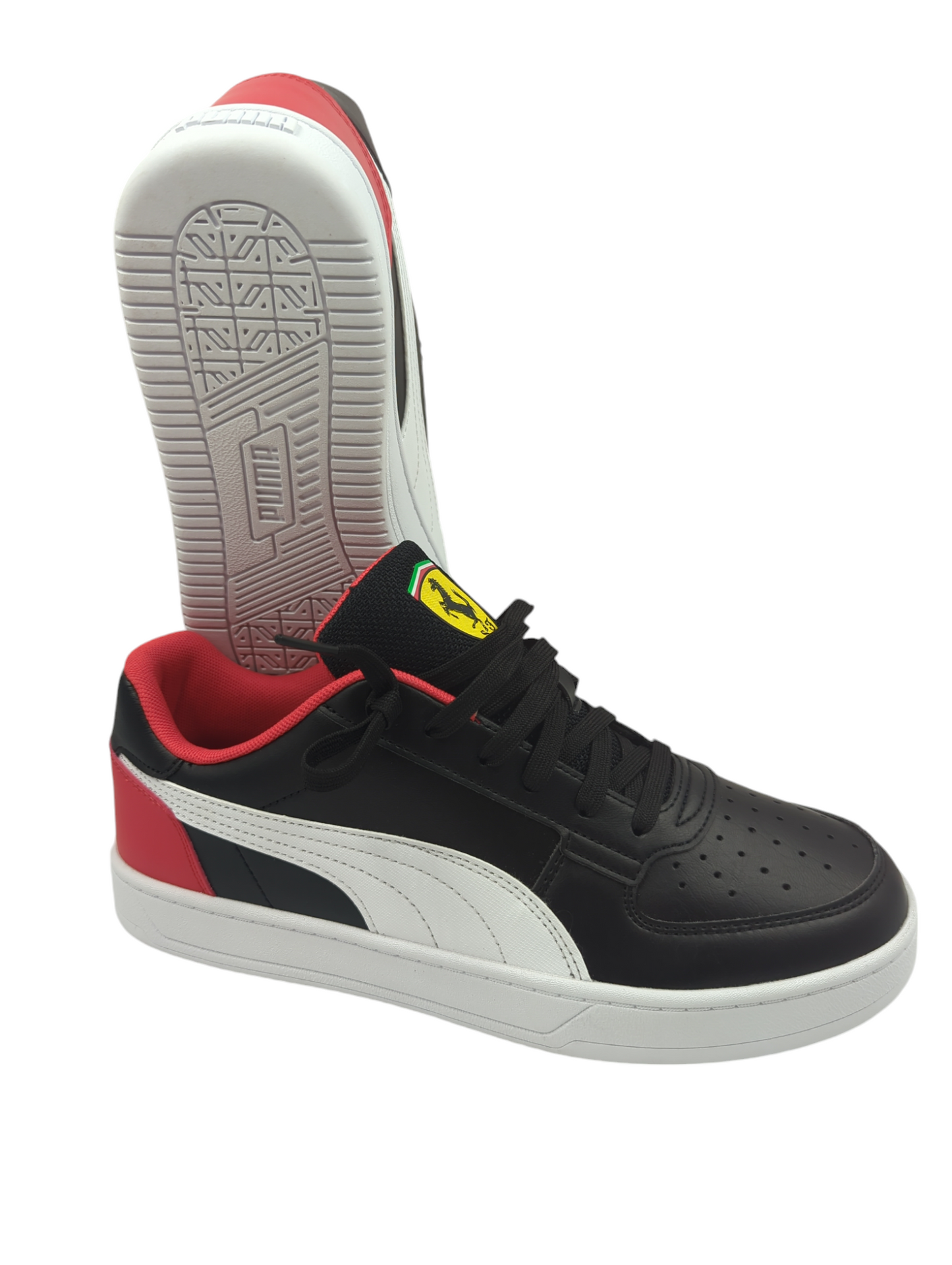 Puma Ferrari Caven Casual Negro / Rojo No 26.5