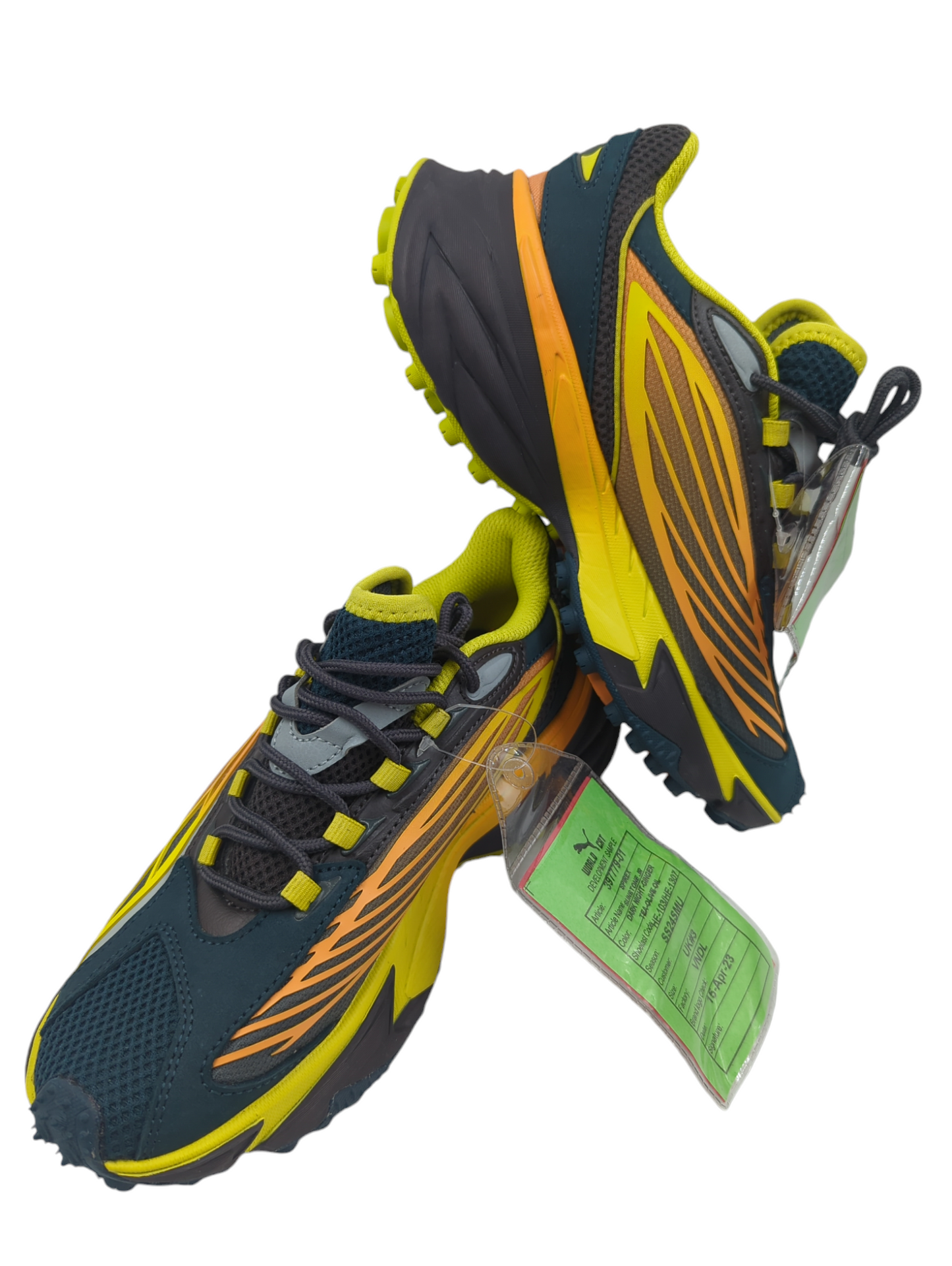 Puma Spirex Running Trail Azul / Verde / Naranja No 22