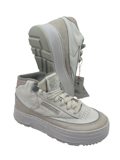 Reebok Club C Geo Mid Bota Casual Piel / Blanco No 24.5