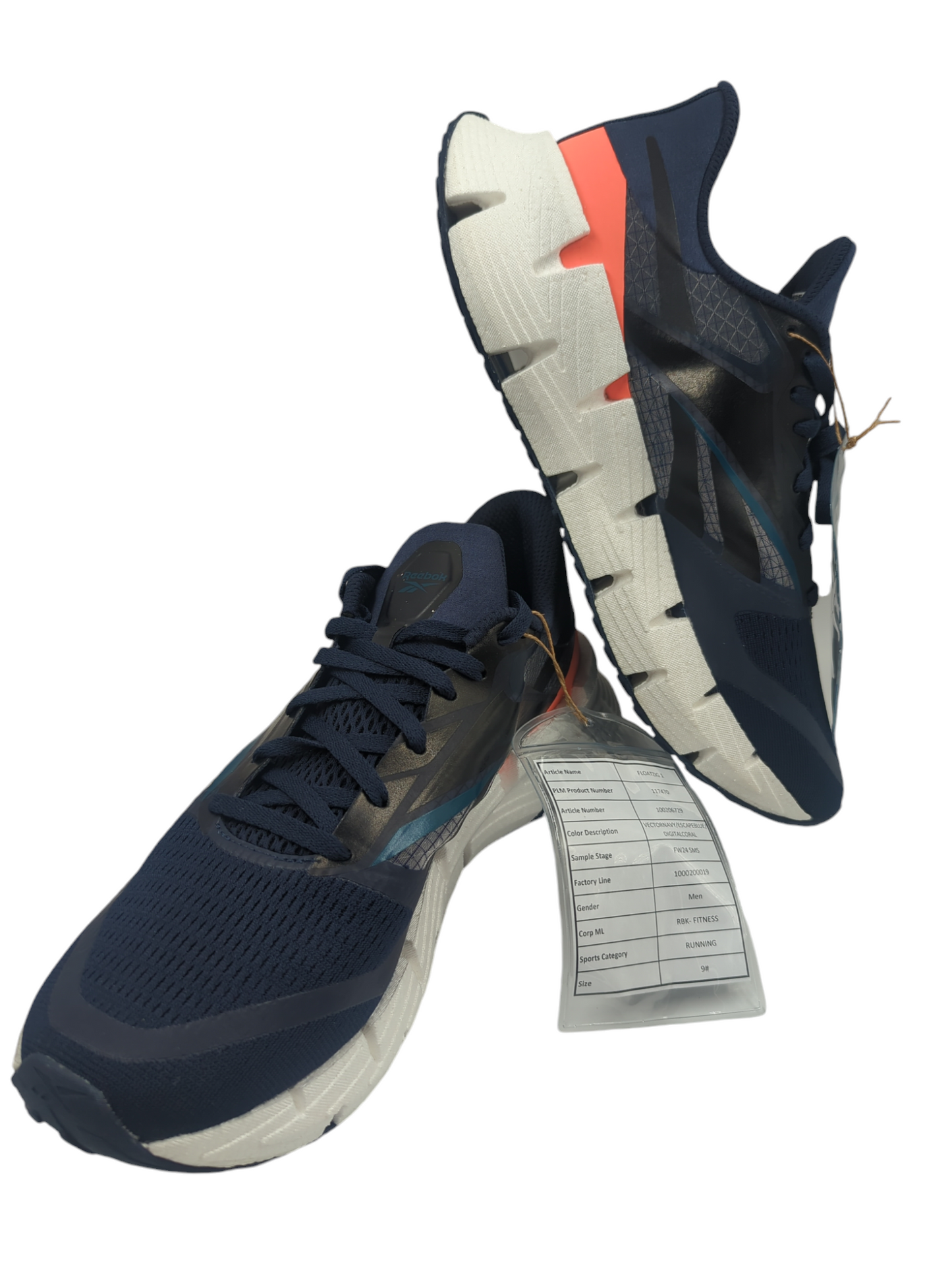 Reebok Floatzig Running Pro Azul / Blanco / Naranja No 27