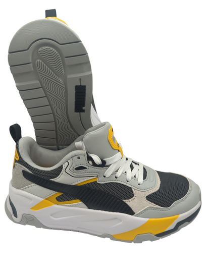 Puma Rsx Casual / Training Negro / Amarillo / Gris No 26.5