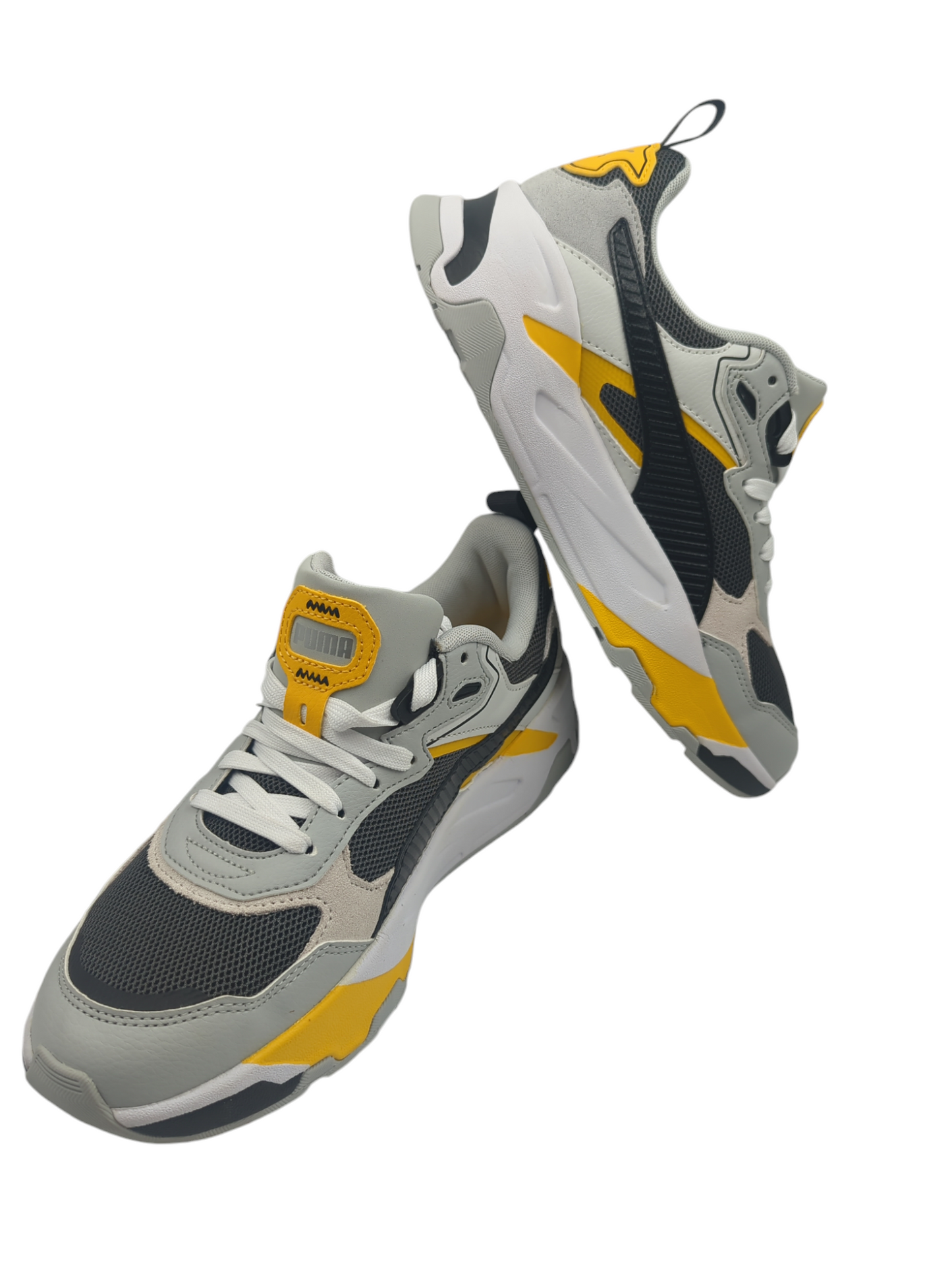 Puma Rsx Casual / Training Negro / Amarillo / Gris No 26.5