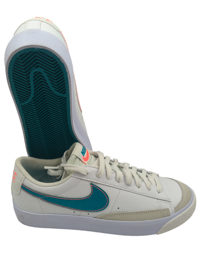 Nike Blazer Low Casual / Blanco / Azul / Piel Beige No 25