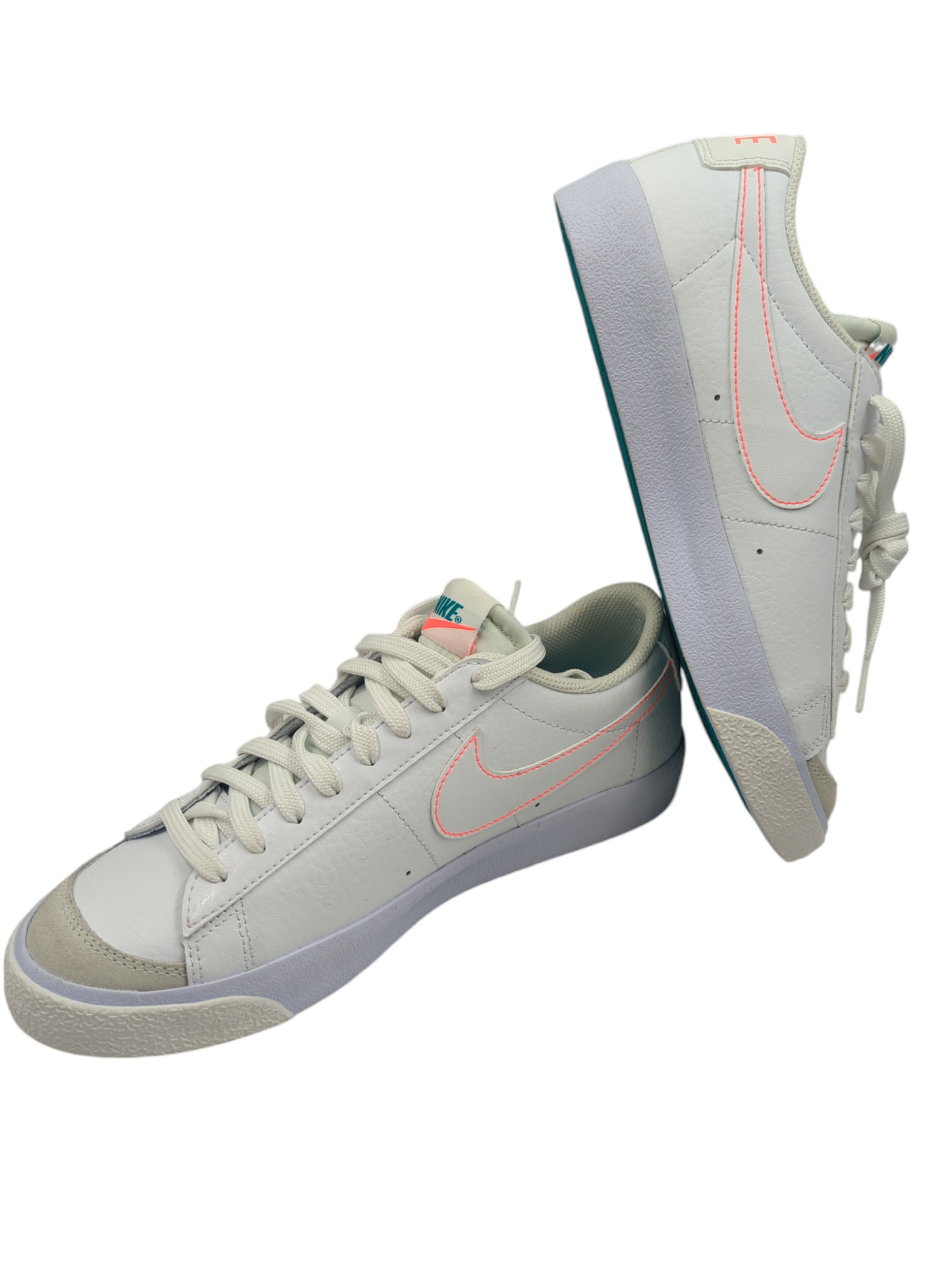 Nike Blazer Low Casual / Blanco / Azul / Piel Beige No 25