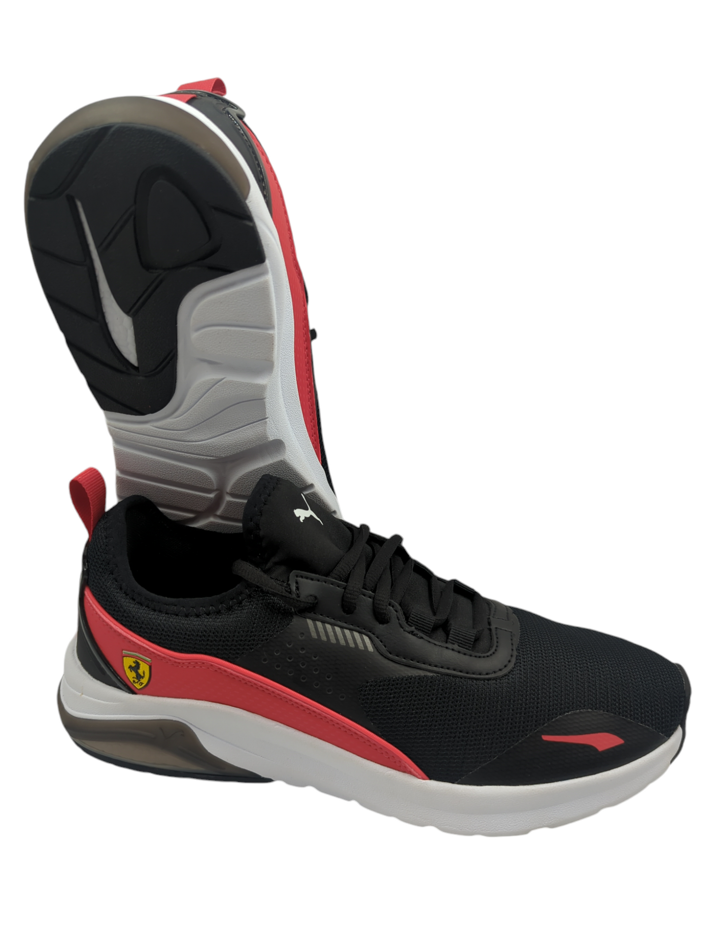 Puma Ferrari Electron Casual / Training Negro / Rojo No 26