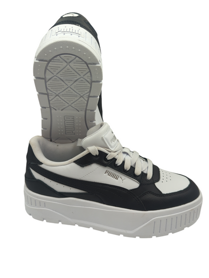 Puma Mayze Plataforma Casual Blanco / Negro Piel No 23.5