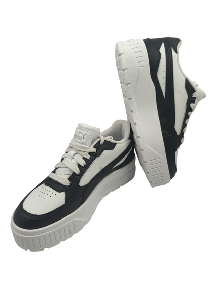 Puma Mayze Plataforma Casual Blanco / Negro Piel No 23.5