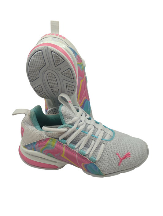 Puma Axelion Training Blanco / Rosa / Azul No 22.5