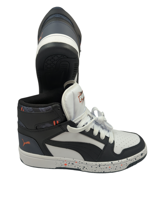Puma Rebound Casual Basketball Retro Blanco / Negro No 23