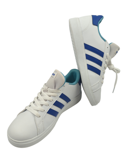 Adidas Grand Court Casual Blanco / Azul No 25.5