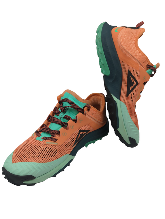 Nike Terra Tiger Running Trail Verde / Naranja No 23.5