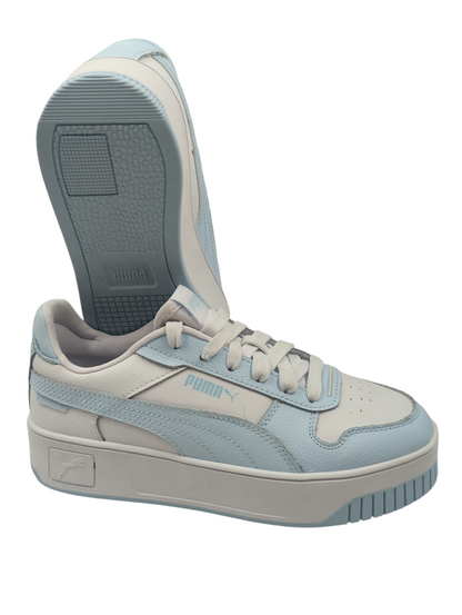Puma Carina Street Pro Casual Media Plataforma Blanco / Azul No 23.5