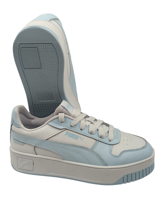 Puma Carina Street Pro Casual Media Plataforma Blanco / Azul No 23.5