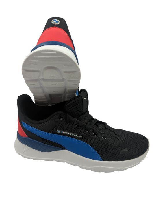 Puma Anzarun Lite BMW Running / Training Negro / Azul / Rojo No 25