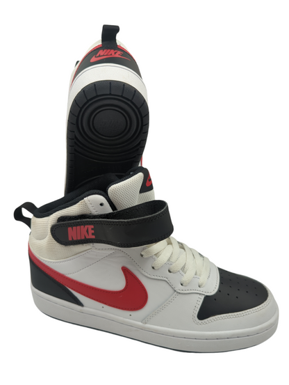 Nike Court Mid Bota Casual Blanco / Negro / Rojo No 24.5