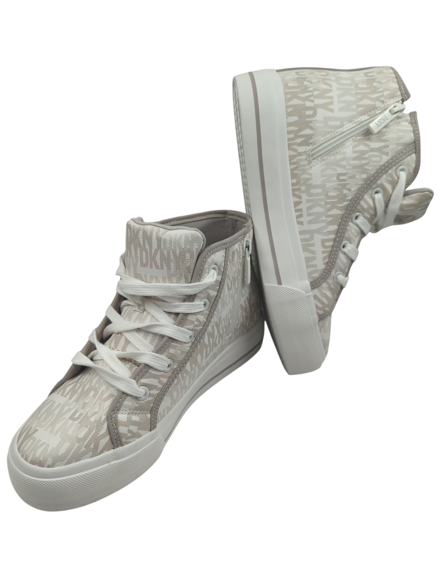 DKNY Bota Casual Gris / Blanco No 23.5