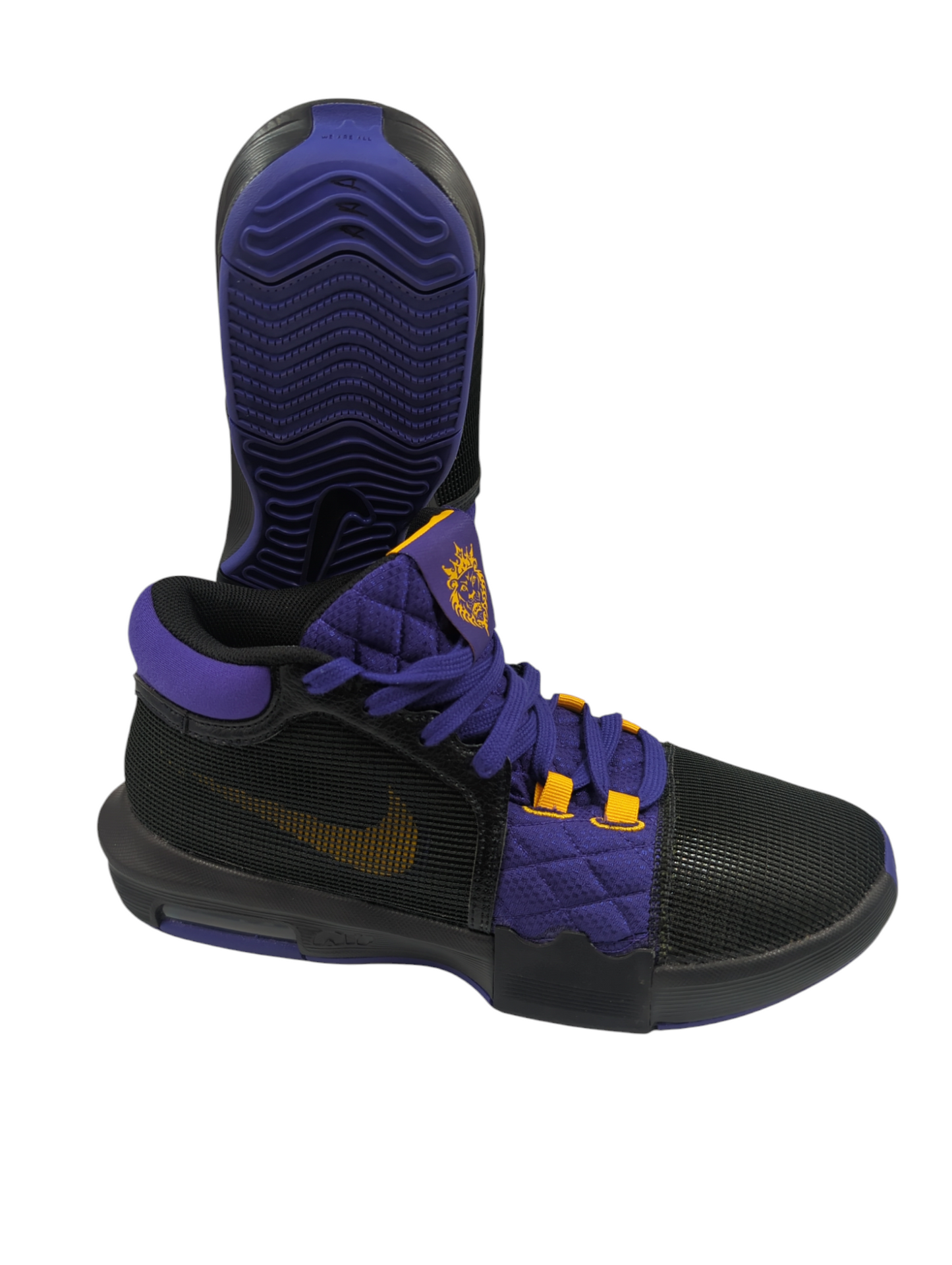 Lebron James Witness VIII Basketball Mid Negro / Morado / Amarillo No 27.5