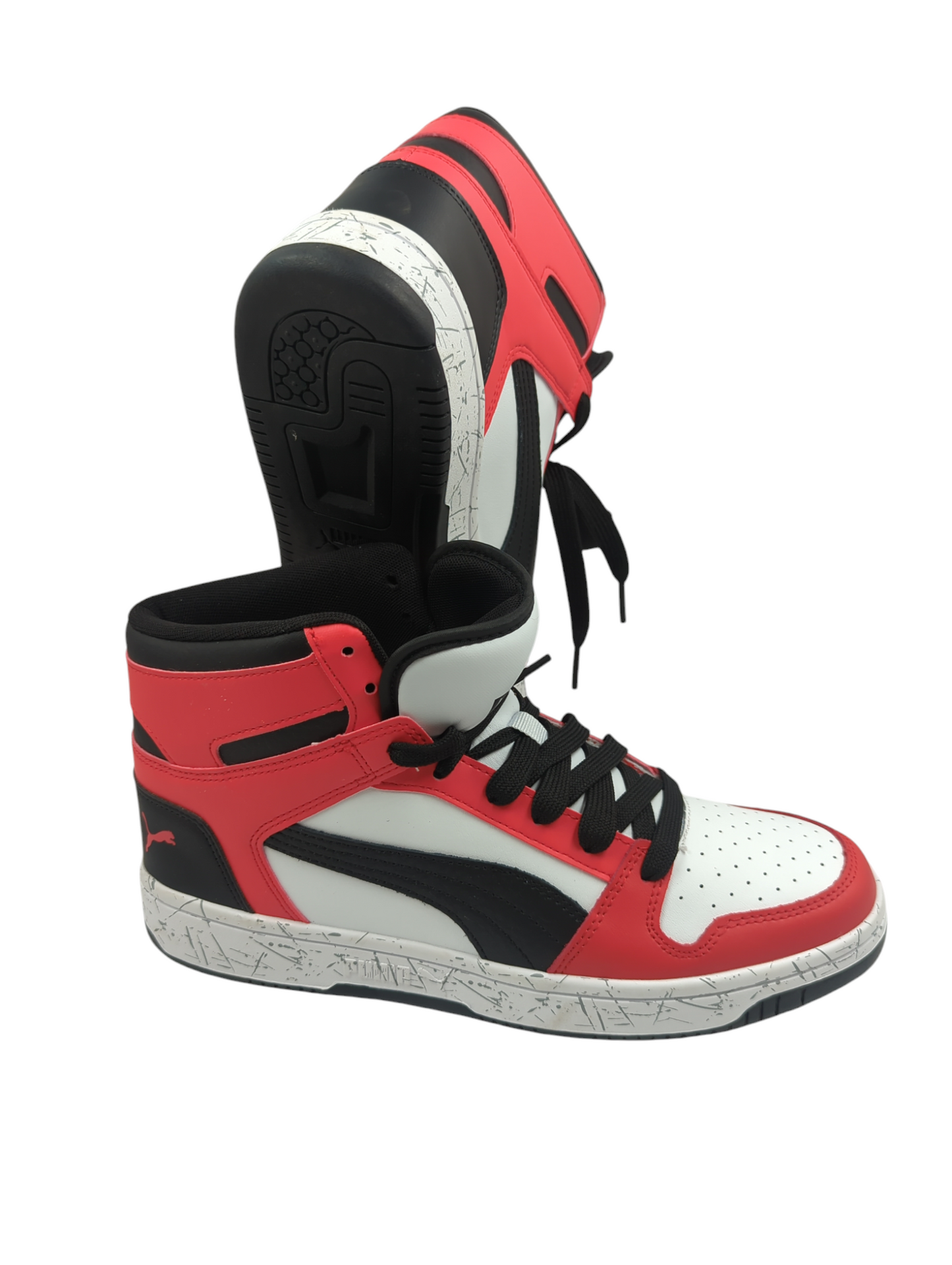 Puma Basketball Retro High Rojo / Blanco / Negro No 27