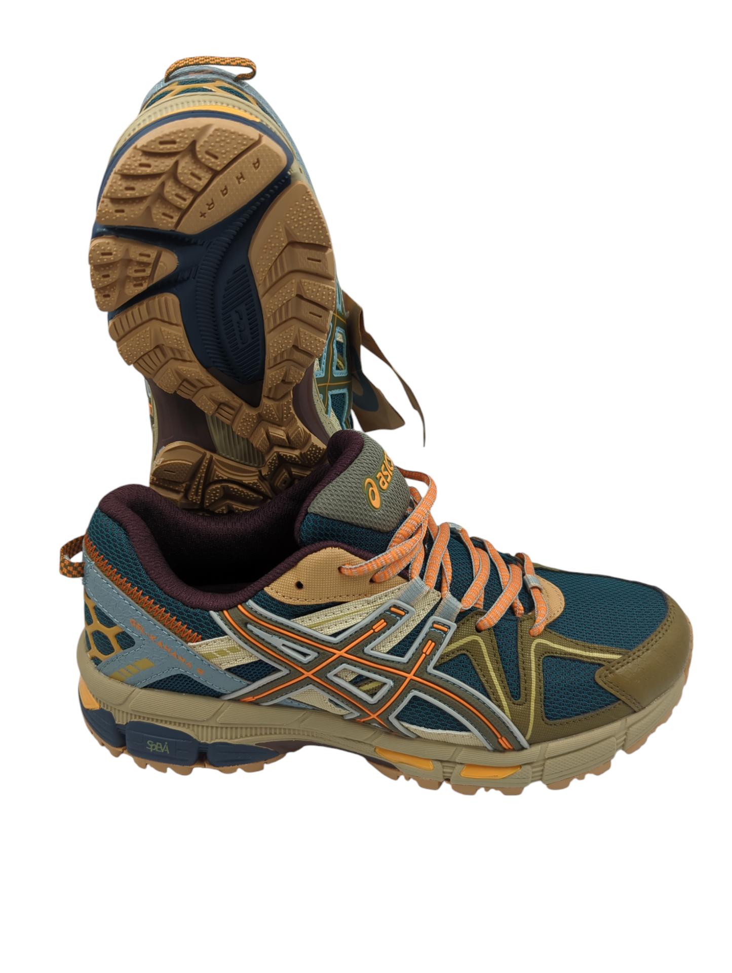 Asics Gel Kahana 8 Running Trail Naranja / Azul / Beige No 26.5