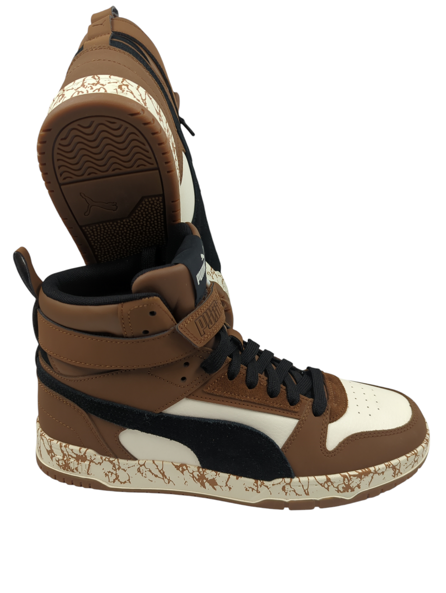 Puma RBD Game Retro Basketball Cafe / Negro No 27.5