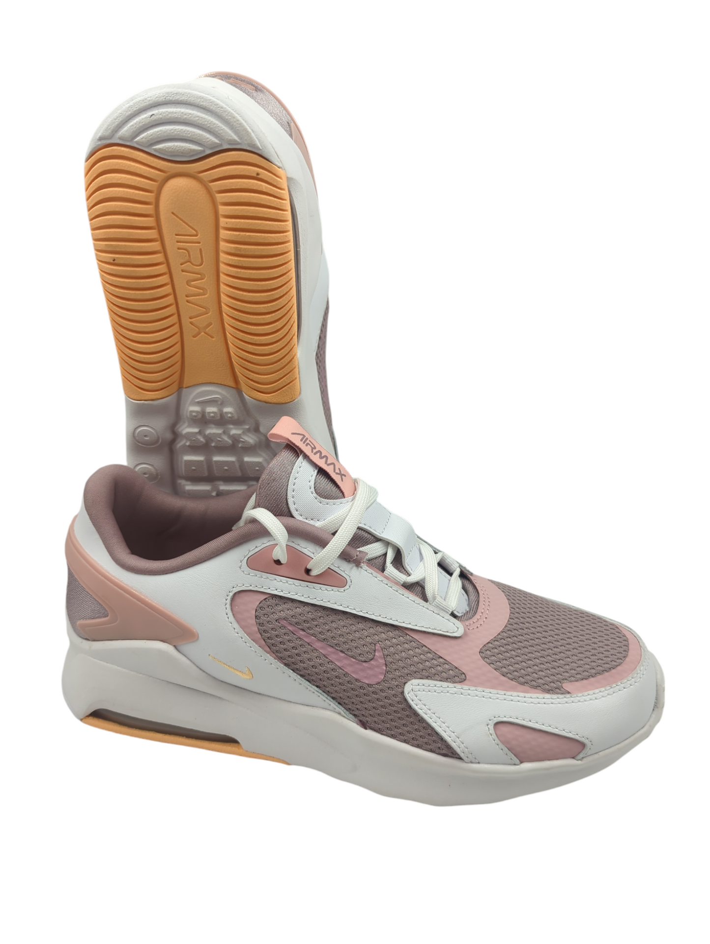 Nike Air Max Bolt Training / Casual Blanco / Rosa No 24.5