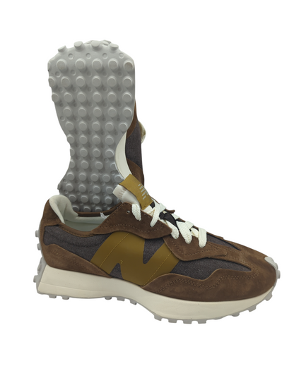 New Balance 327 Running / Casual Cafe / Blanco / Gris No 26.5