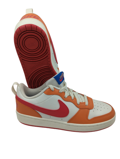 Nike Court Low Blanco / Naranja No 25